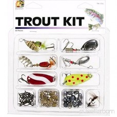 Danielson Trout Kit with Lures and Tackle, 68 Pieces 005190317
